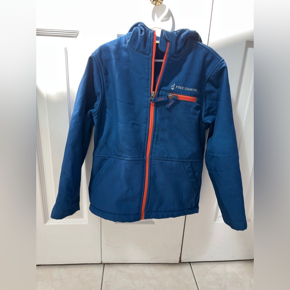 Free Country Spring/Fall Rain boys Jacket size 6 Small.